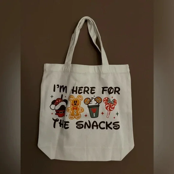 Disney Holiday Snacks Tote Bag - Picture 1 of 1
